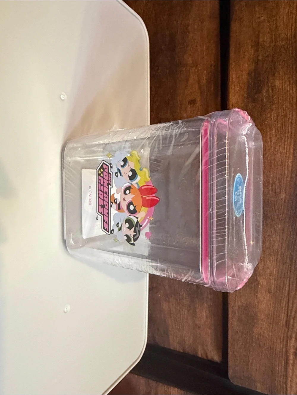Clear Pink Powerpuff Girls Storage